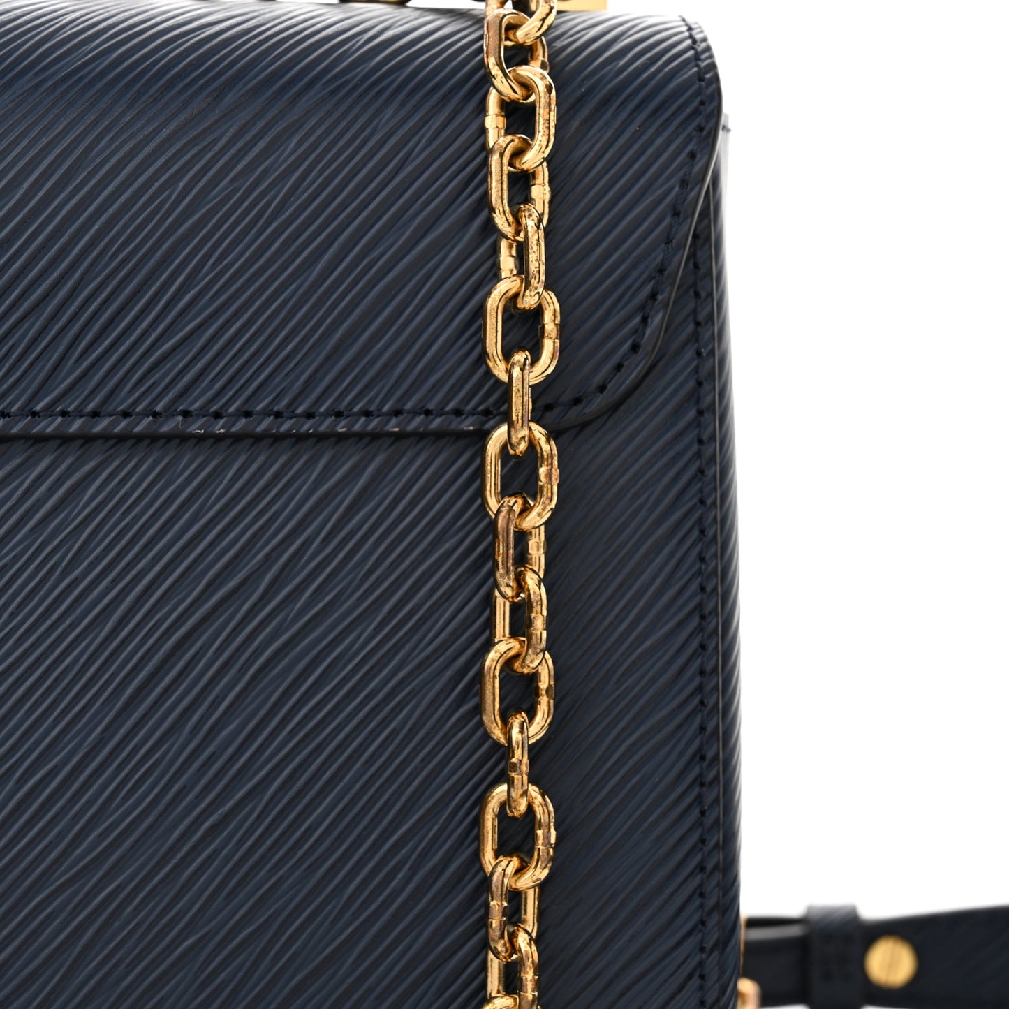 Epi Twist Shoulder Bag MM Indigo
