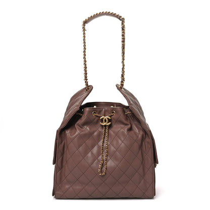 Chanel Caviar Quilted Medium Chanel 25 Handbag Brown 1 of 12