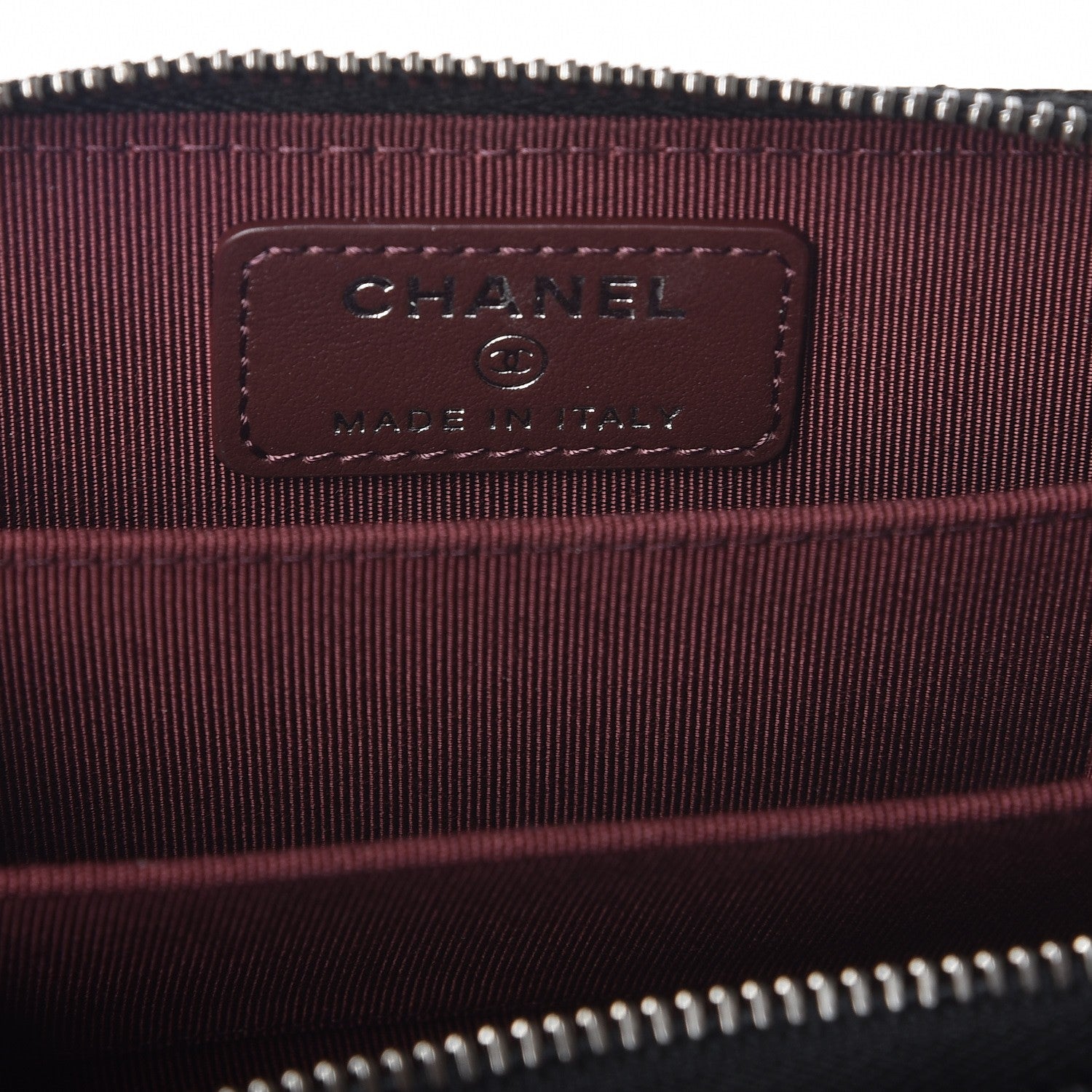 Chanel Caviar Quilted Zip Coin Purse Black 5 of 7
