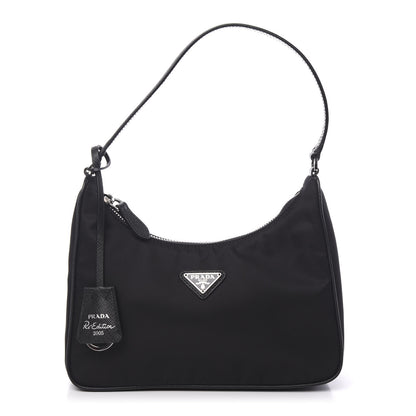 Prada Tessuto Nylon Saffiano Mini Re-Edition 2005 Bag Black 1 of 9