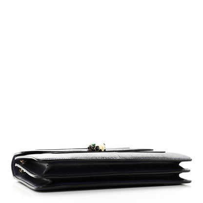 Bulgari Karung Serpenti Forever Crossbody Navy Blue 4 of 9