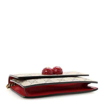 Gucci GG Supreme Monogram Mini Cherry Chain Bag 4 of 9