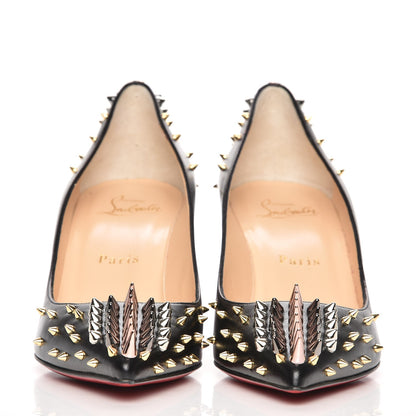 Christian Louboutin Shiny Nappa Goldopump Spikes 70 Pumps 37 Black 2 of 8