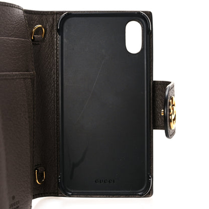 Gucci GG Supreme Monogram Ophidia iPhone 10 Wallet Case 5 of 11