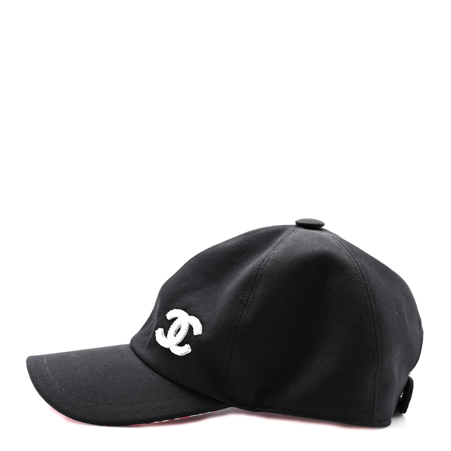 Chanel Cotton Beaded CC Cap Hat Black 4 of 8
