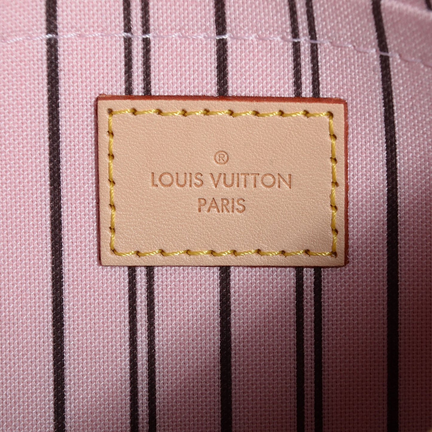 Monogram Neverfull MM GM Pochette Rose Ballerine