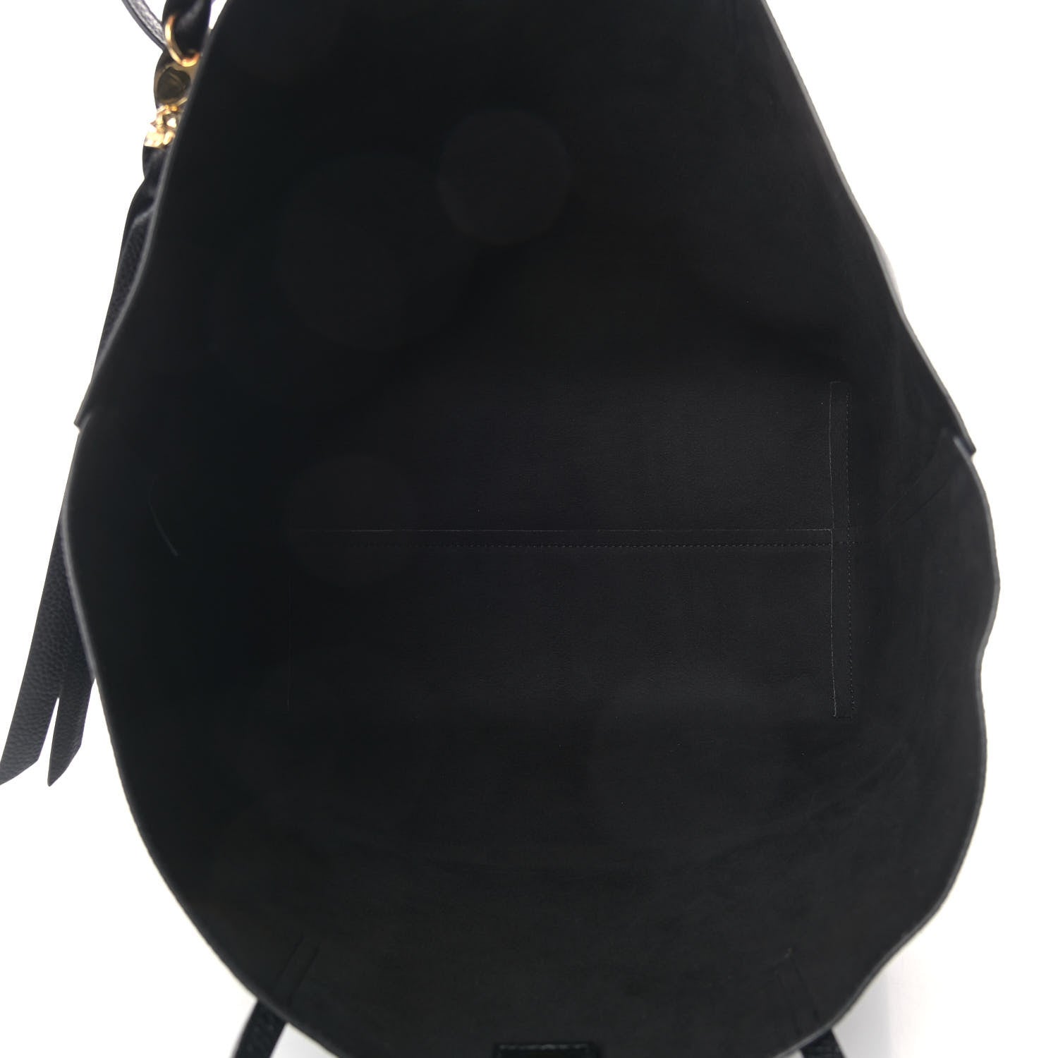 Alexander McQueen Grained Calfskin Skull Open Shopper Tote Black 5 of 6
