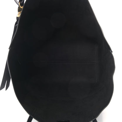 Alexander McQueen Grained Calfskin Skull Open Shopper Tote Black 5 of 6
