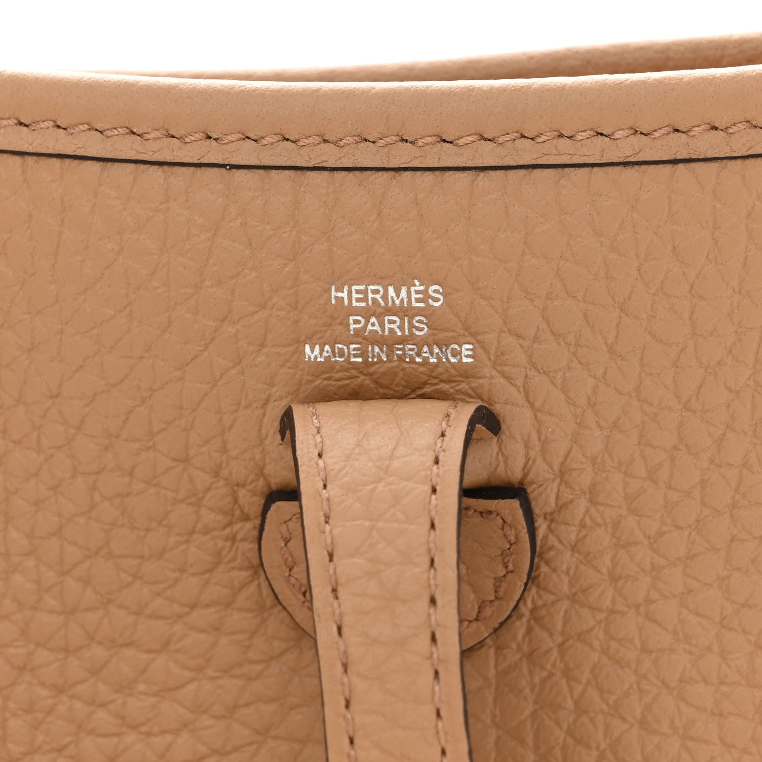 Hermes Taurillon Clemence Amazone Evelyne TPM Chai 6 of 11