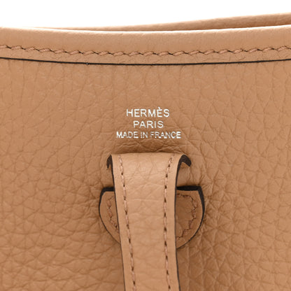 Hermes Taurillon Clemence Amazone Evelyne TPM Chai 6 of 11
