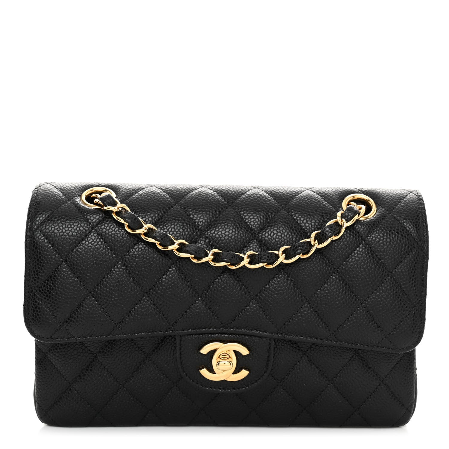 Chanel Caviar Quilted Small Double Flap Black 1 of 10