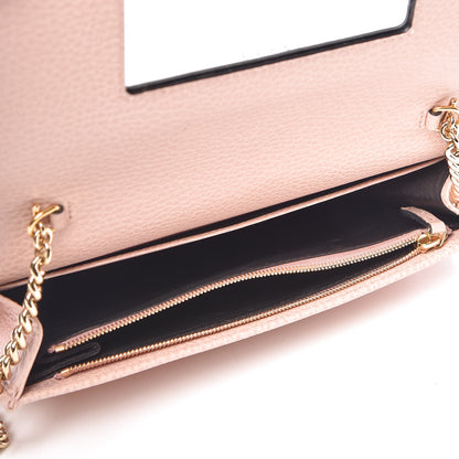 Gucci Dollar Calfskin Mini GG Marmont Chain Wallet Perfect Pink 5 of 15