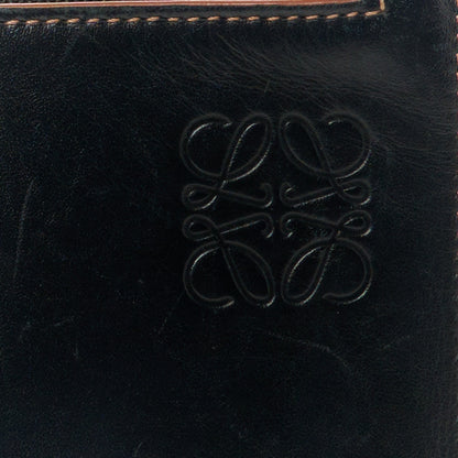 Loewe Calfskin Gate Double Zip Pouch Crossbody Black Tan 10 of 13