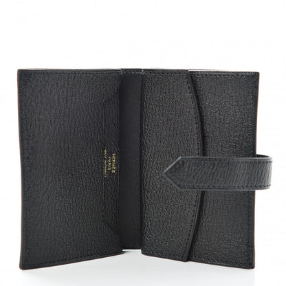 Hermes Chevre Mysore Mini Bearn Wallet Black 5 of 8