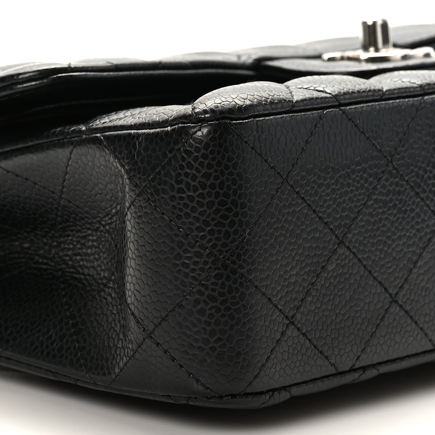 Chanel Caviar Quilted Small Double Flap Black 8 of 10