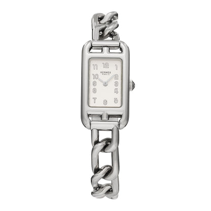 Hermes Stainless Steel 17mm Nantucket Quartz Watch 1 of 5