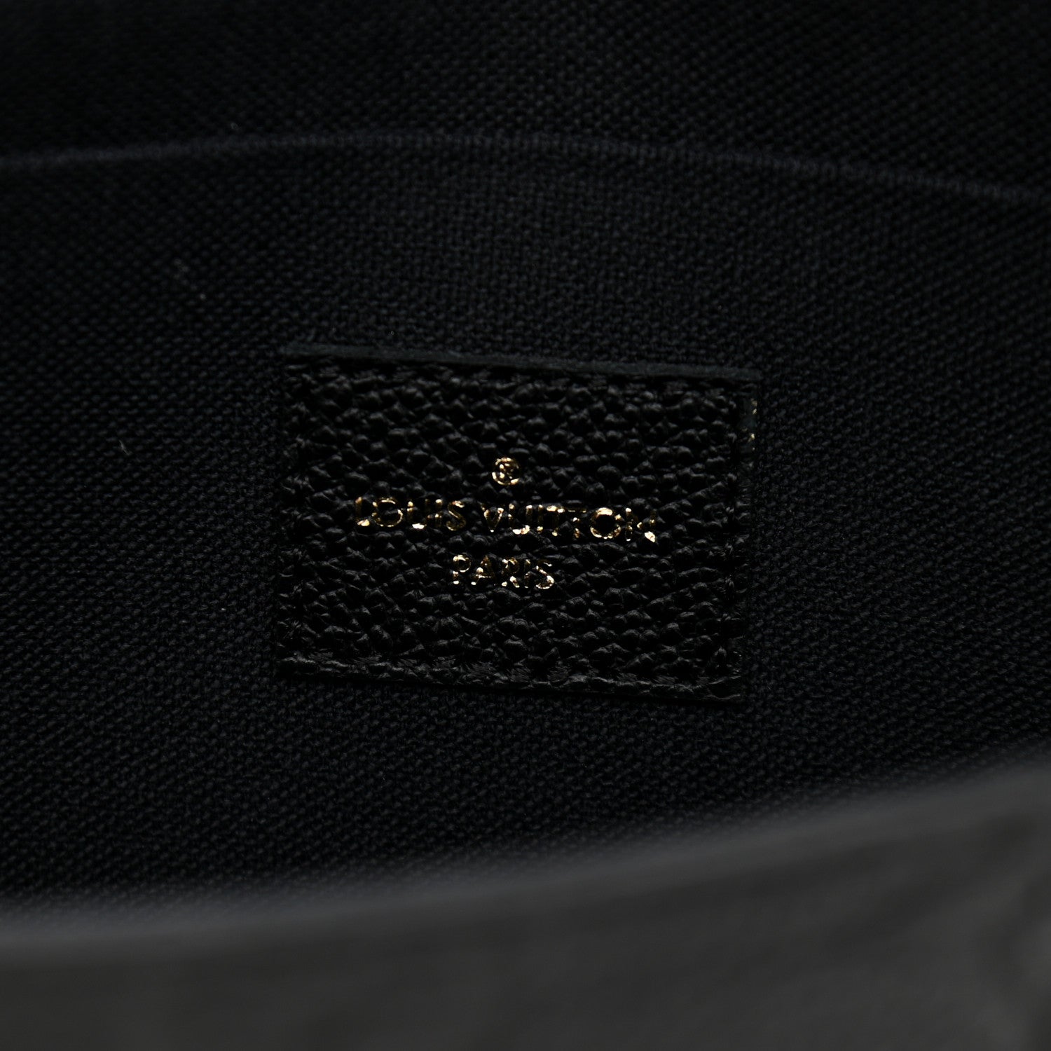 Louis Vuitton Empreinte Pochette Felicie Chain Wallet Black 7 of 12