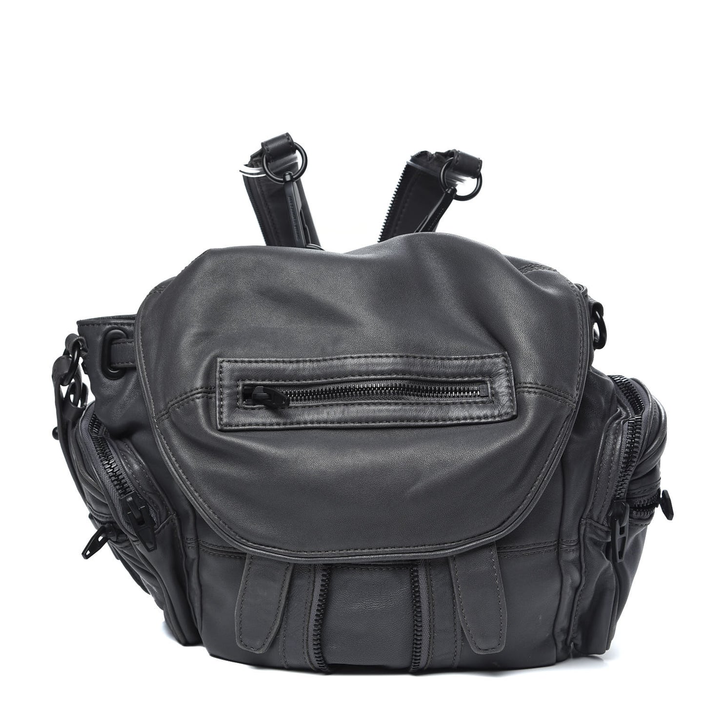 Lambskin Mini Marti Backpack Grey