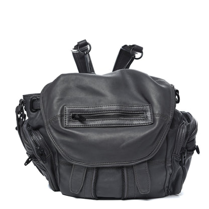 Alexander Wang Lambskin Mini Marti Backpack Grey 1 of 10