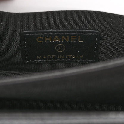 Chanel Lambskin Quilted Mini Camellia Bow Wallet On Chain WOC Black 6 of 10