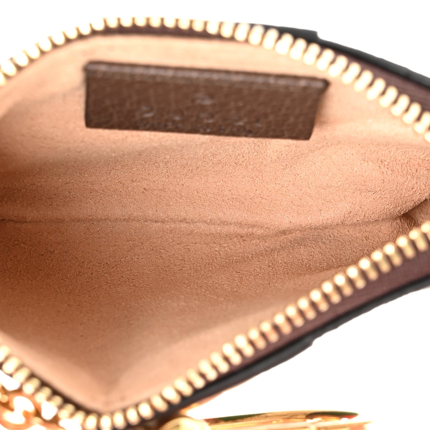 GG Supreme Monogram Web Ophidia Key Case Beige New Acero