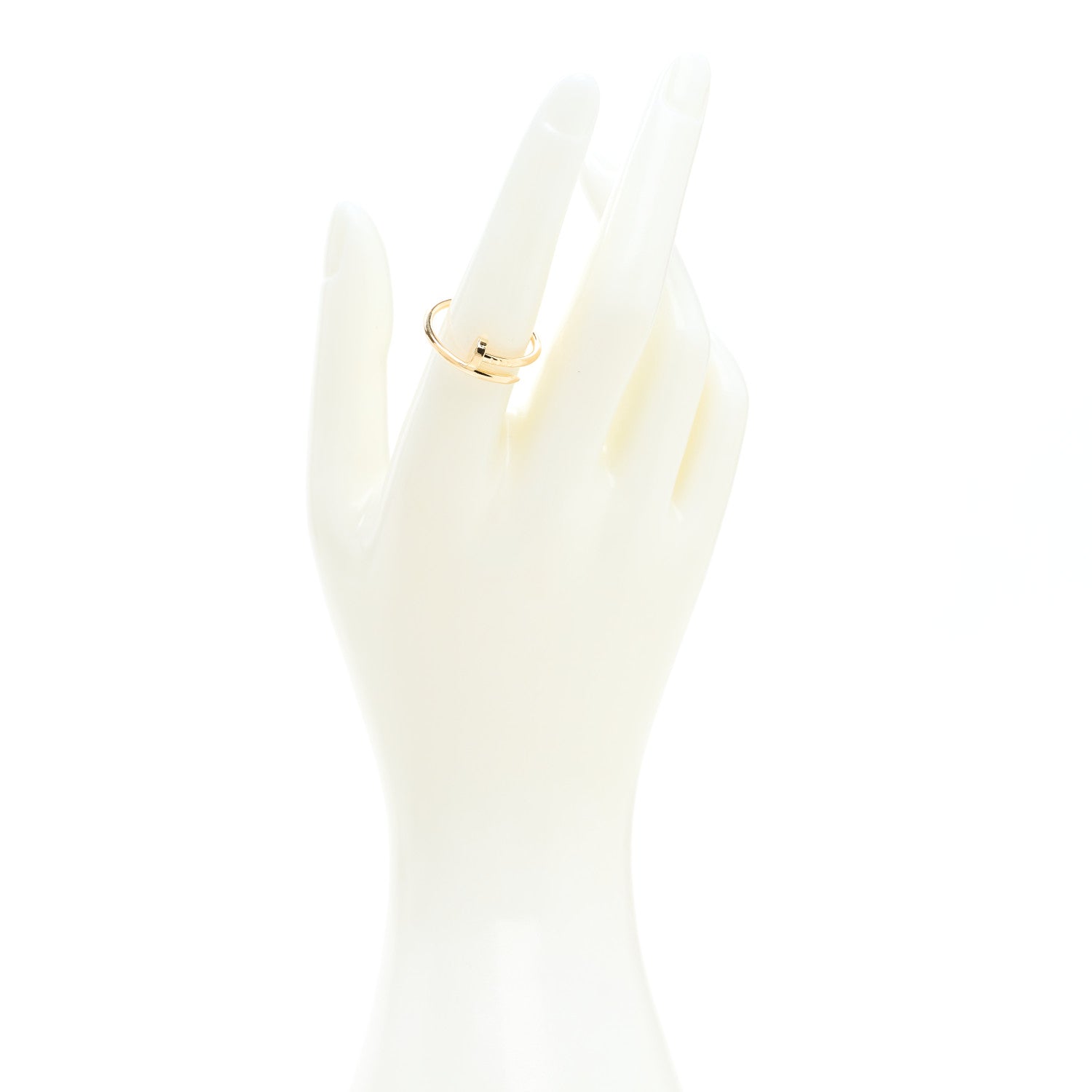 Cartier 18K Yellow Gold Small Juste Un Clou Ring 55 7.25 2 of 4