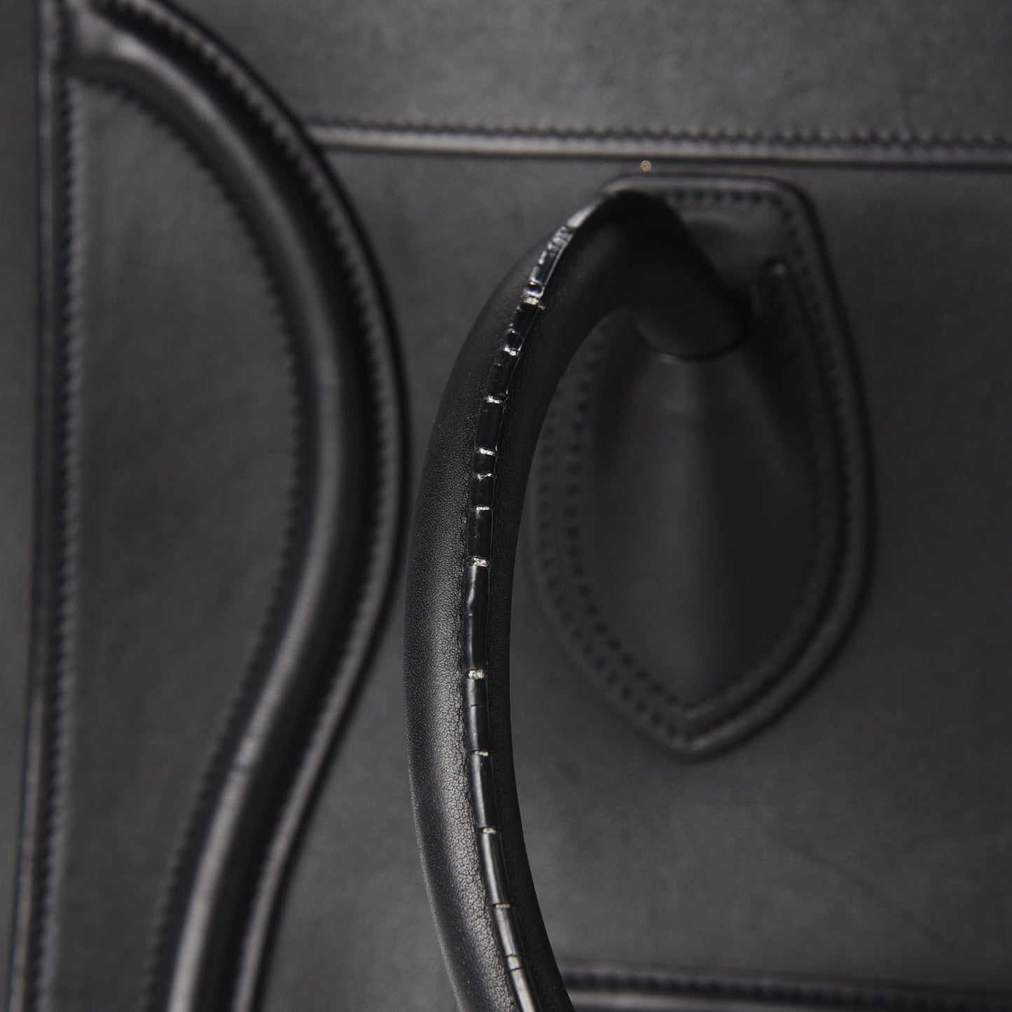 Smooth Calfskin Mini Luggage Black