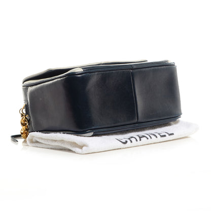 Chanel Lambskin Tassel Camera Bag Navy White 4 of 7