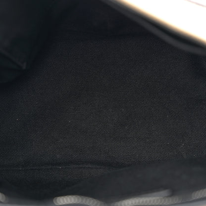 Burberry Mega Check Grainy Calfskin Small Gowan Messenger Bag Black 5 of 11