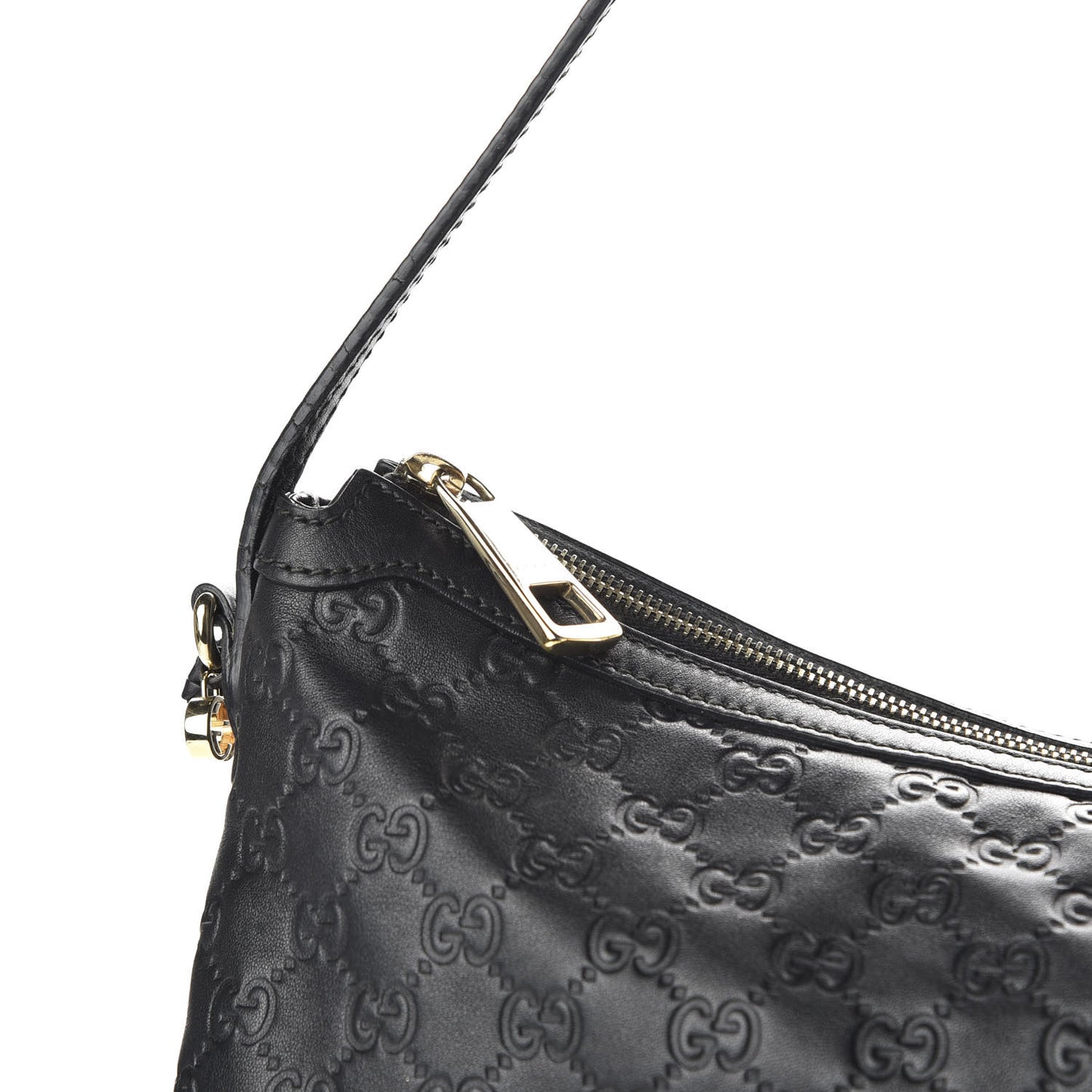 Guccissima Large Bree Hobo Black