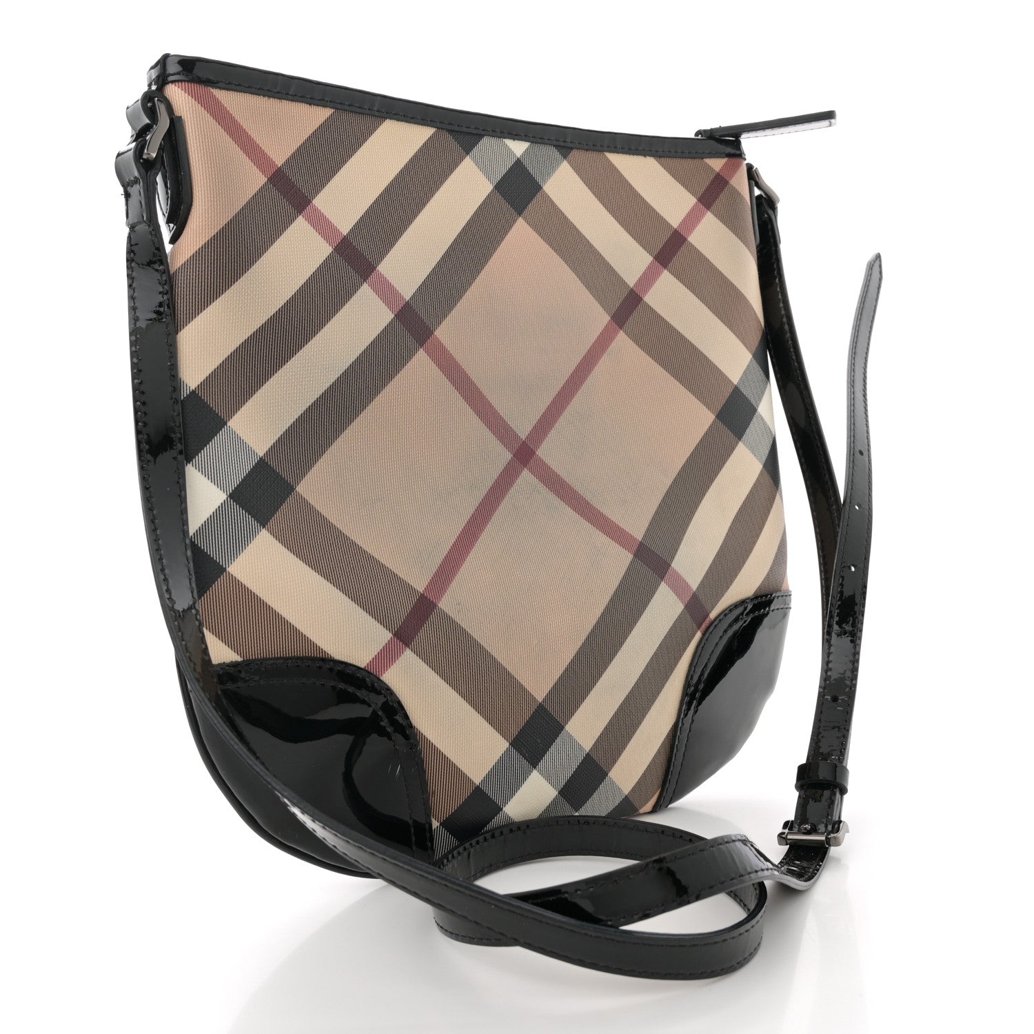 Burberry Supernova Check Small Dryden Crossbody Bag Black 3 of 12
