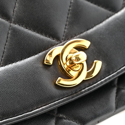 Chanel Lambskin Quilted Medium Single Flap Black 12 of 13