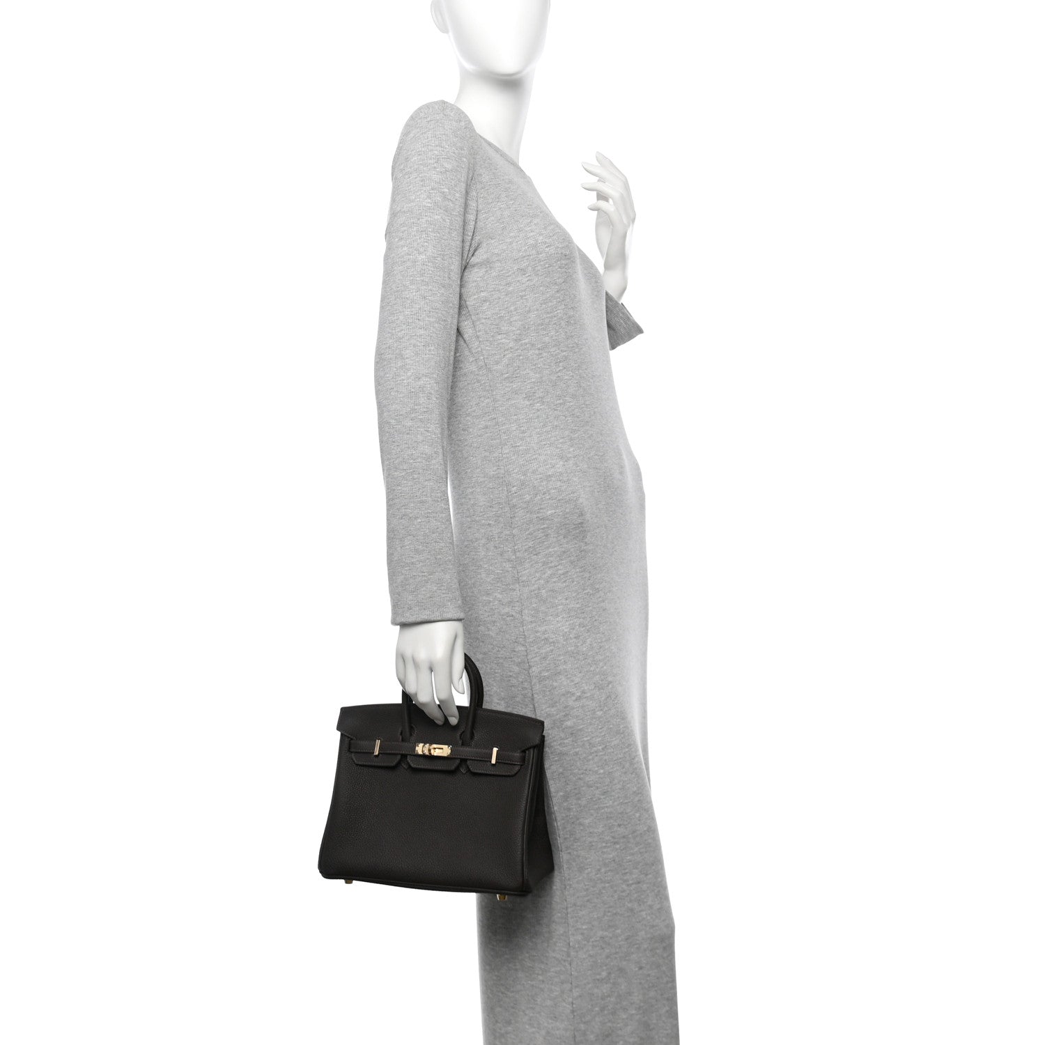 Hermes Togo Birkin 25 Bai Brun 2 of 12