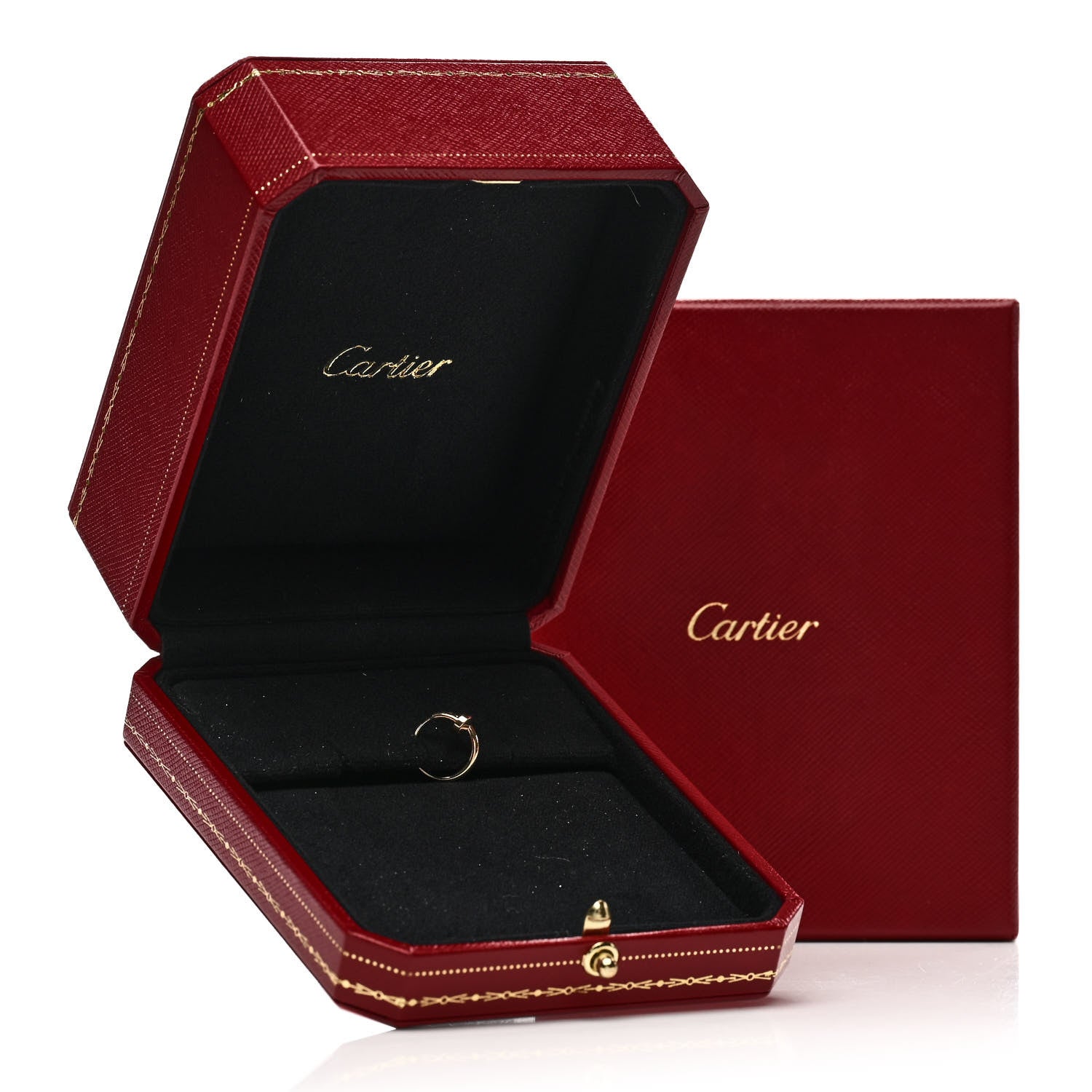 Cartier 18K Yellow Gold Juste Un Clou Single Hoop Earring 5 of 5