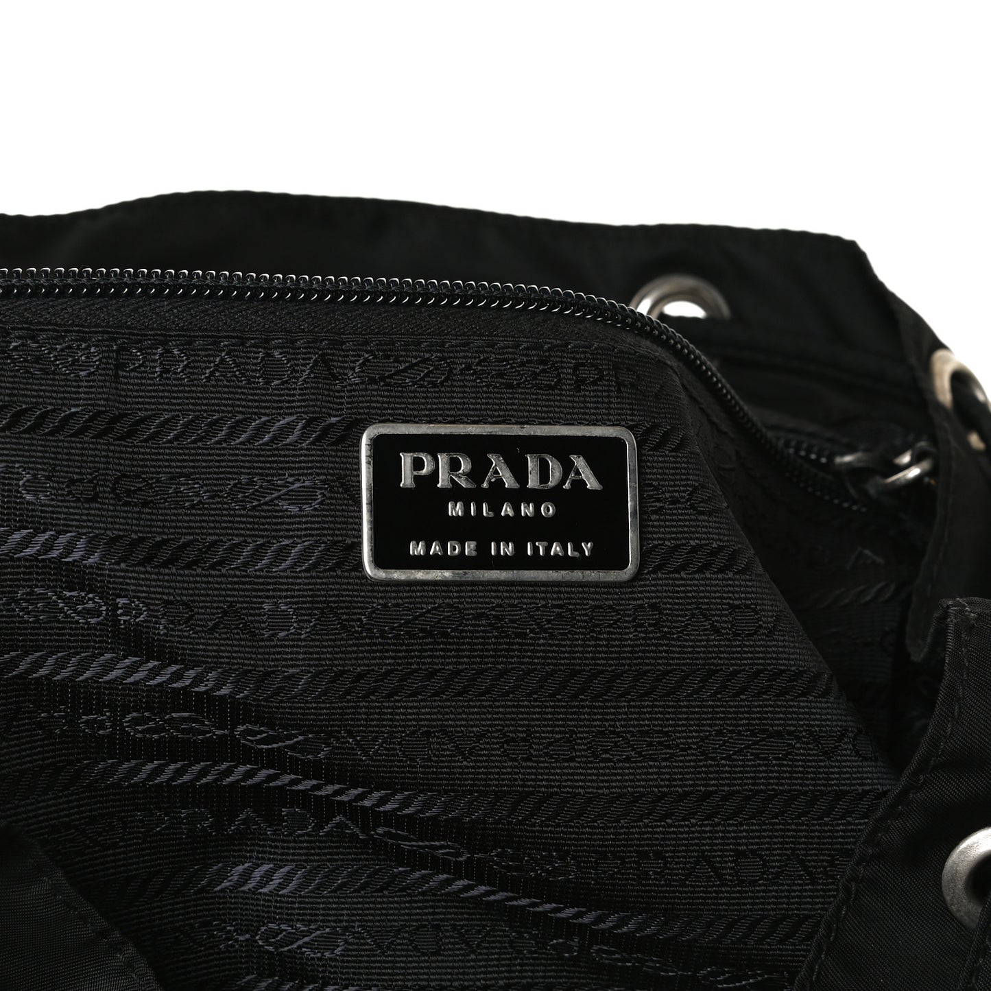 Nylon Vela Medium Backpack Black