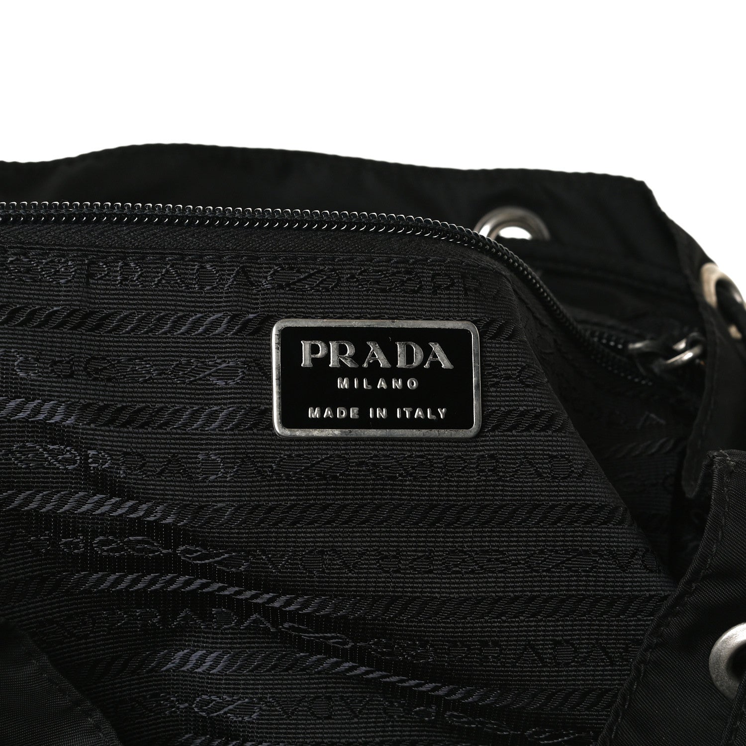 Prada Nylon Vela Medium Backpack Black 5 of 22