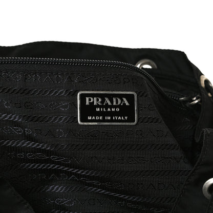 Prada Nylon Vela Medium Backpack Black 5 of 22
