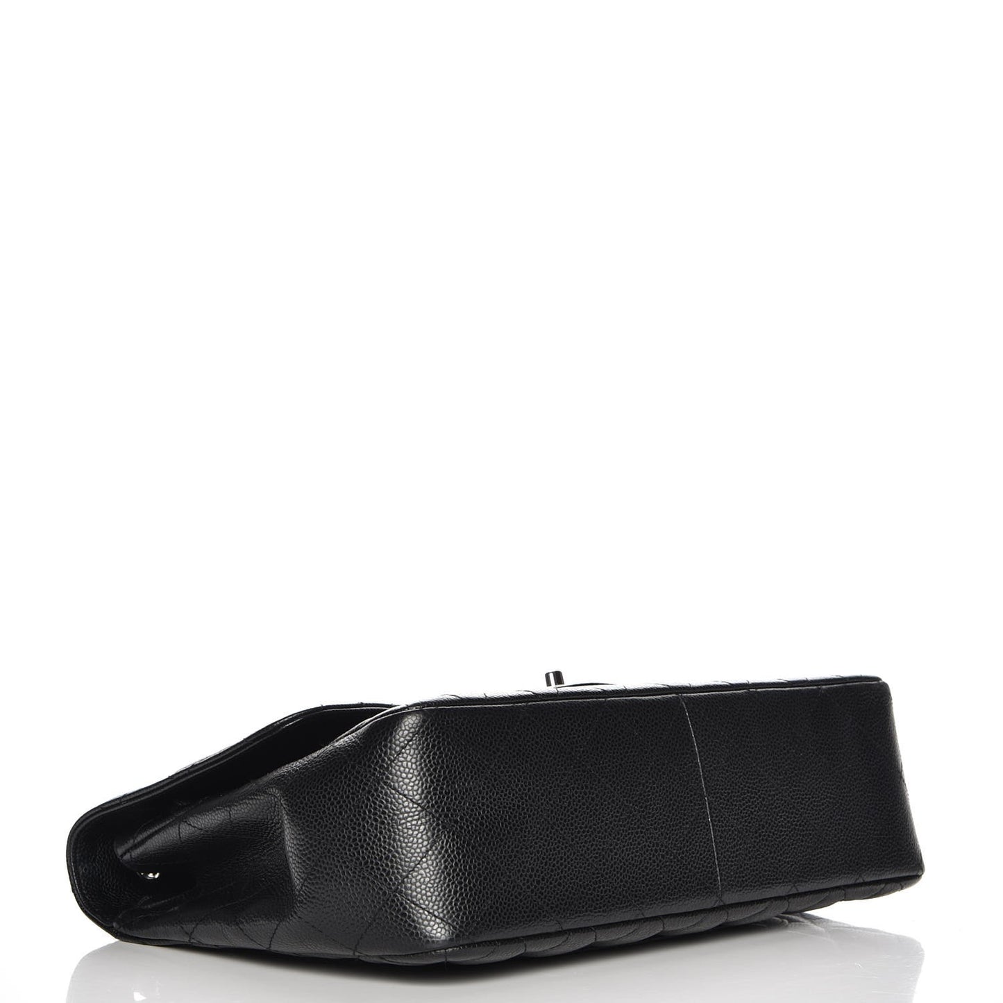 Caviar Quilted Jumbo Single Flap Black