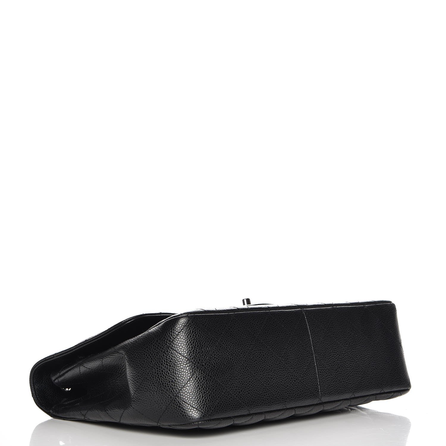 Chanel Caviar Quilted Jumbo Single Flap Black 4 of 7