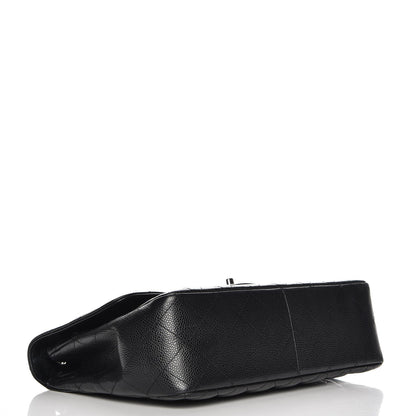 Chanel Caviar Quilted Jumbo Single Flap Black 4 of 7