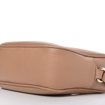 Gucci Pebbled Calfskin Small Soho Disco Bag Rose Beige 7 of 10