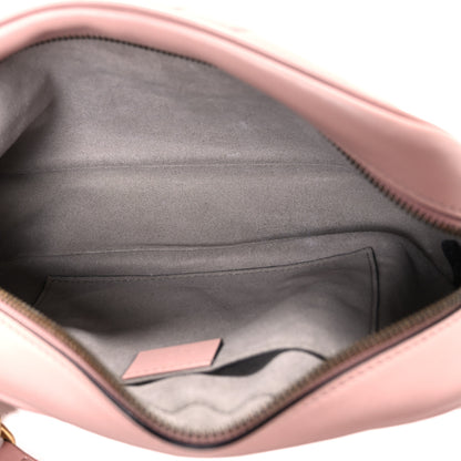 Gucci Calfskin Matelasse Small GG Marmont Chain Shoulder Bag Perfect Pink 5 of 12