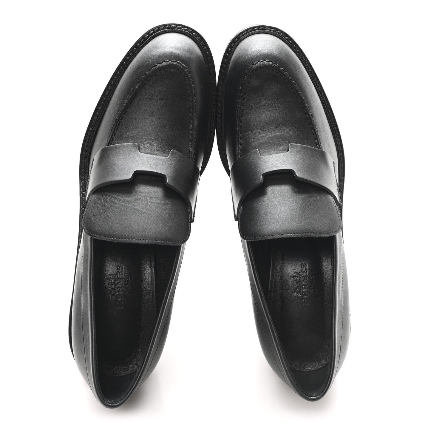 Calfskin Didi 70 Loafers 38 Black