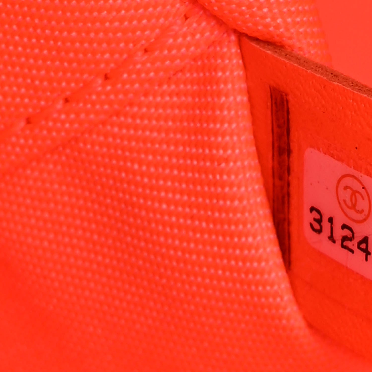 Chanel Mixed Fibers Calfskin Medium Deauville Tote Pink Orange 8 of 11
