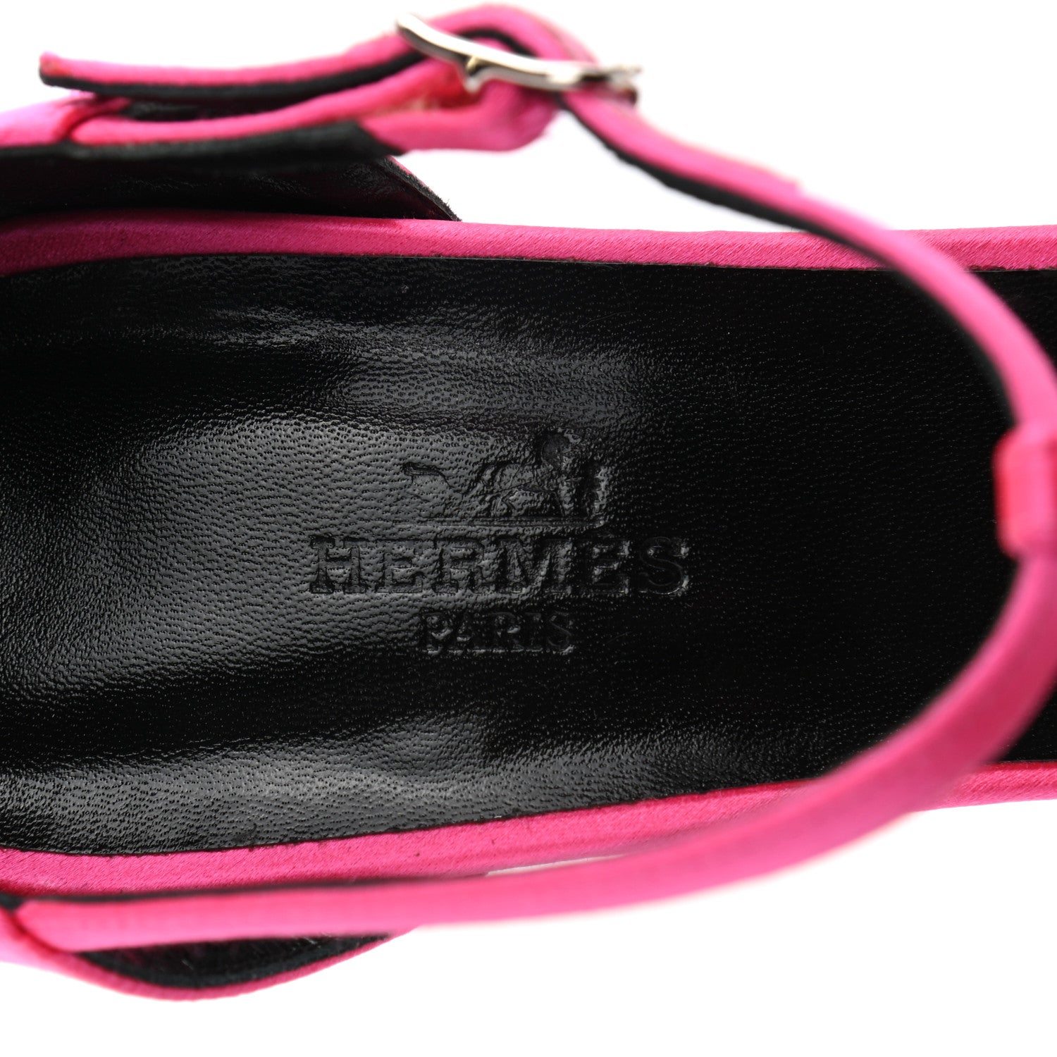 Hermes Satin Tango Sandal 38.5 Rose Fuchsia 7 of 9