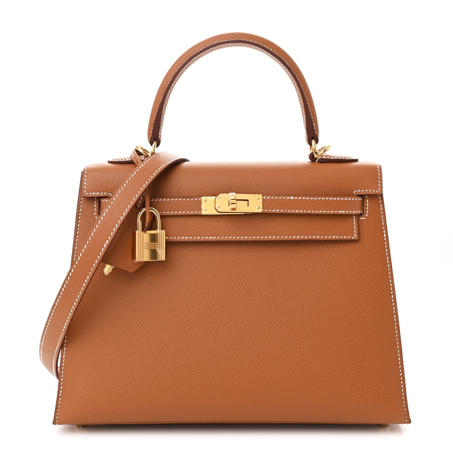 Hermes Epsom Kelly Sellier 25 Gold 1 of 12