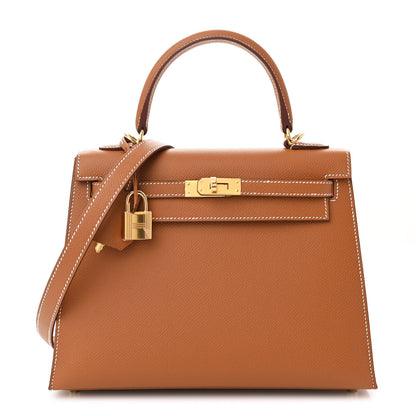 Hermes Epsom Kelly Sellier 25 Gold 1 of 12