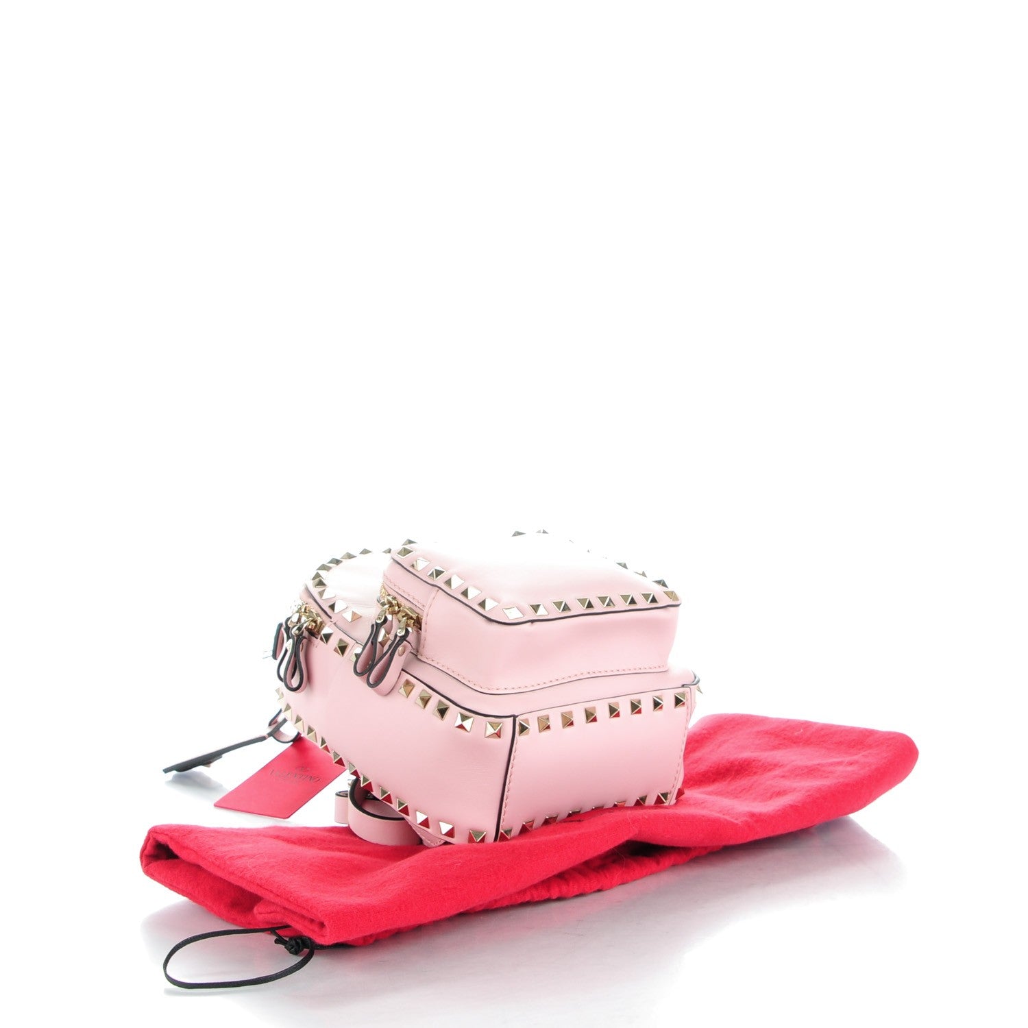Valentino Garavani Calfskin Mini Rockstud Backpack Water Rose 4 of 7