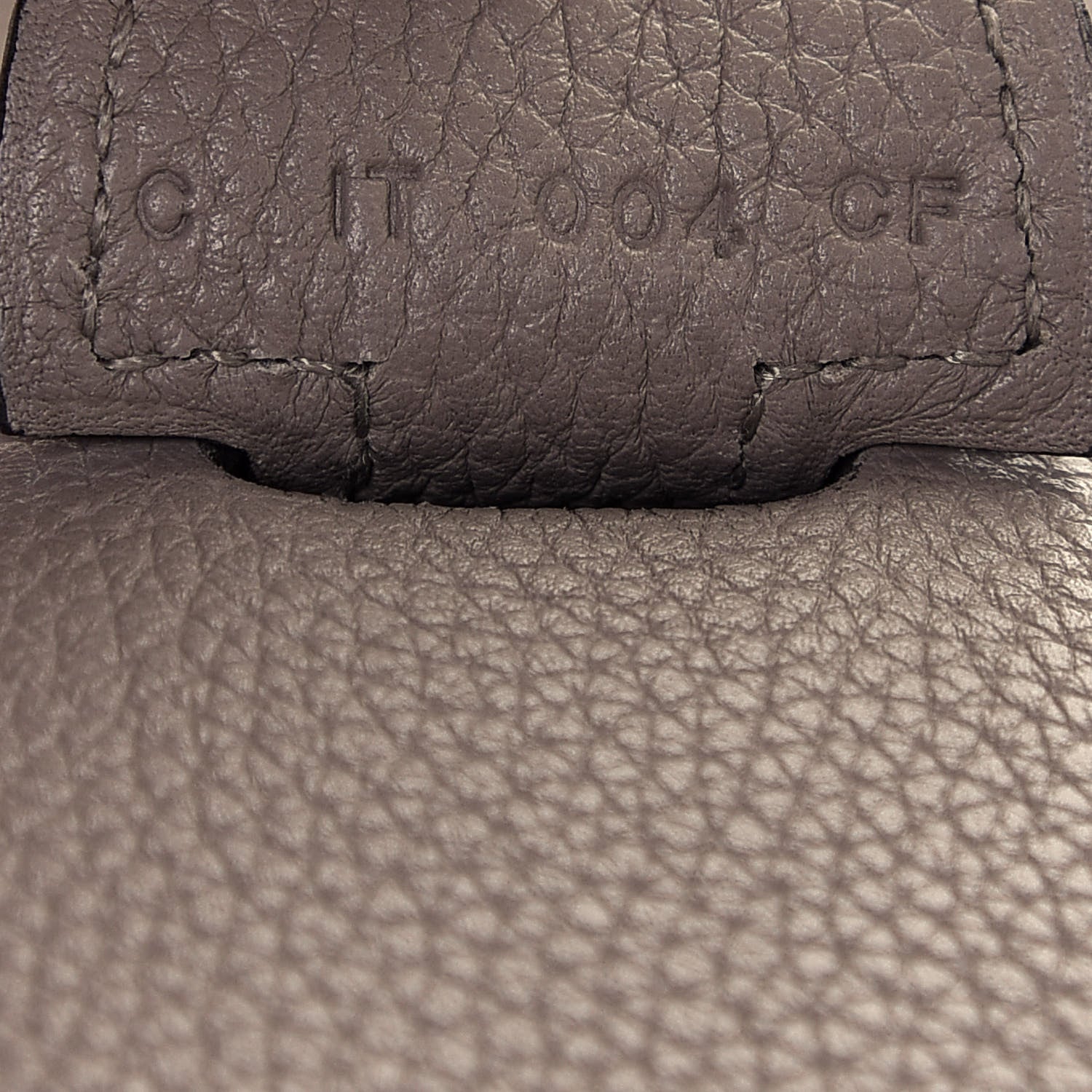 Hermes Taurillon Clemence Evelyne III GM Gris Asphalte 7 of 12