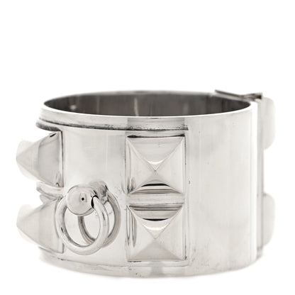Hermes Sterling Silver Collier De Chien Bracelet 1 of 3